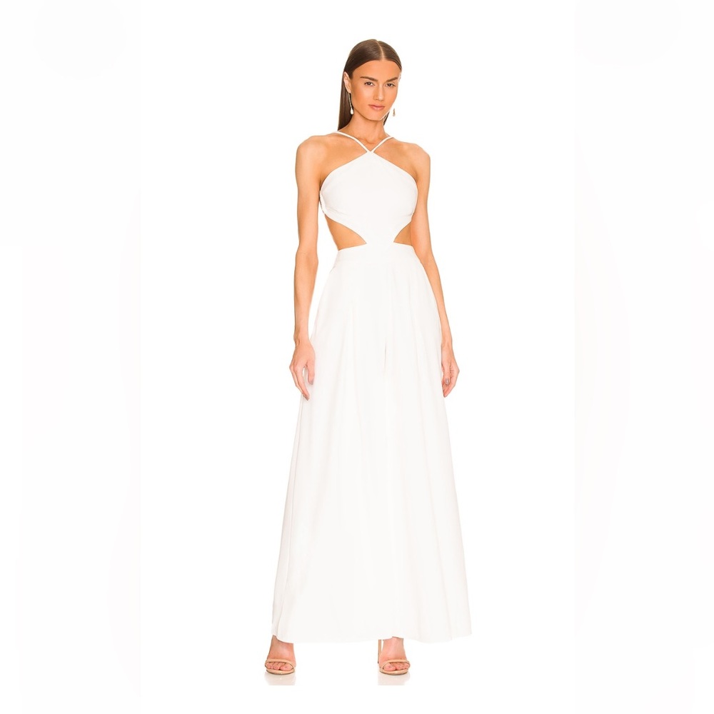 PatBo halter neck cutout jumpsuit